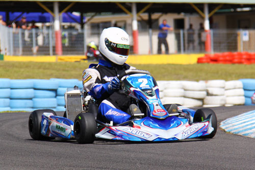 Brendan Nelson continued his impressive string of victories in Rotax Heavy taking a clean sweep