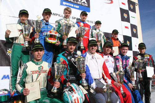 Rotax Winter Cup winners and placings