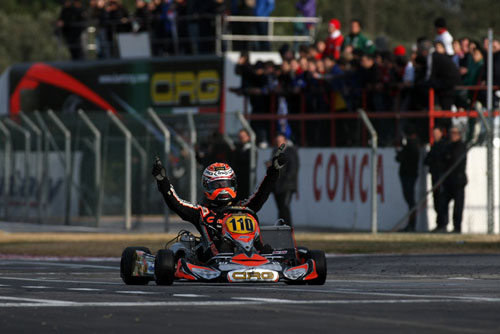 Max Verstappen takes the KZ2 victory