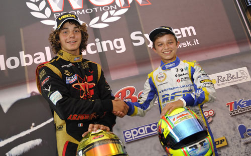 Superpole winners, Boccalacci and Norris