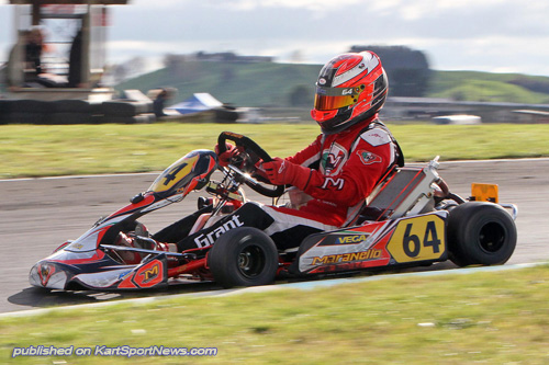 Ryan Grant will be one to watch at the opening round of the 2014 New Zealand Pro Kart Series 