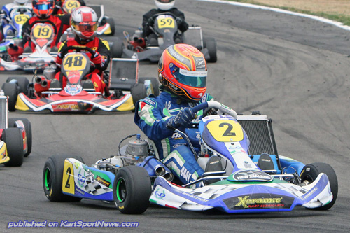 Daniel Bray from Auckland will be one to watch in KZ2
