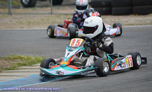 Top finisher amongst the four-strong Kiwi squad was 10-year-old Auckland driver Joshua Parkinson