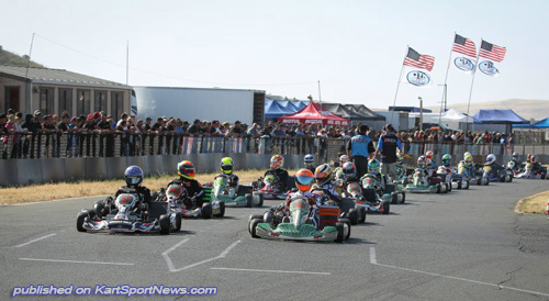 Superkarts! USA racing returned to the Simraceway Performance Karting Center for Round Four of the California ProKart Challenge