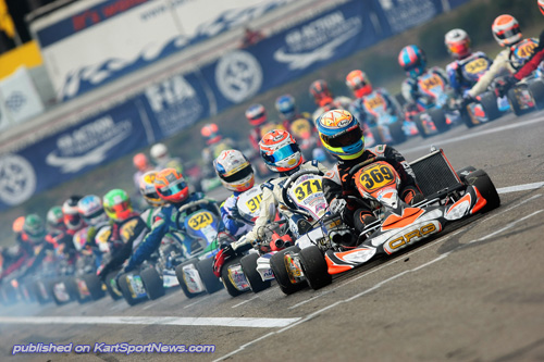Andrea Dalè on the front row of KZ2