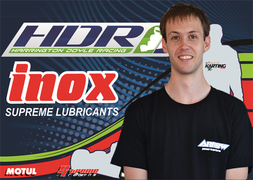 HDR Arrow Karts new recruit for the Pro Light class, Scott Sorensen 