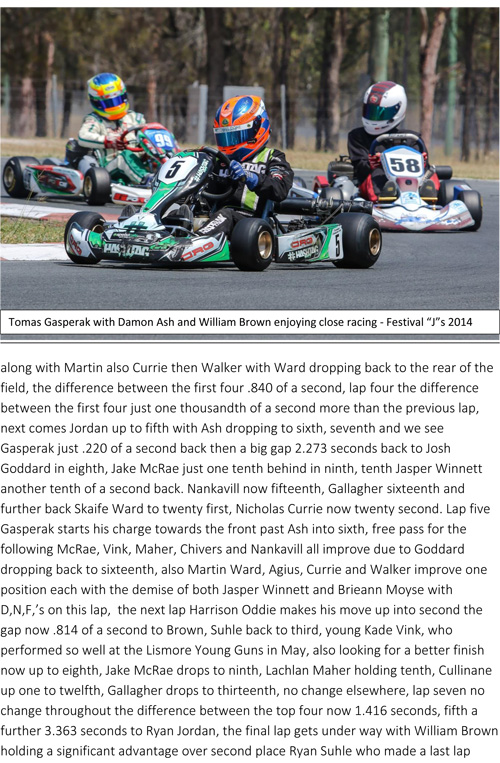 ipswich kart club races report
