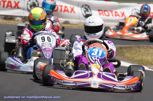 Junior Max driver Jayden Ojeda will be looking to extend his lead in the Rotax rankings