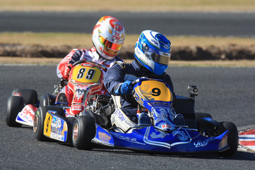 Victorian Troy Woolston will start from pole in the DD2 pre-final after securing two heat race victories