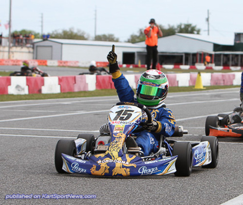 Lochie Hughes - Formula Kart TaG Cadet win