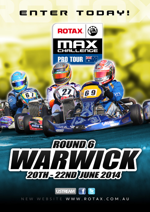 warwick rotax pro tour entry poster