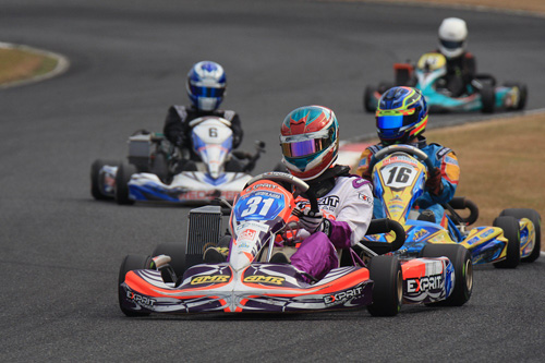 Exprit’s Jayden Ojeda will be out to complete a successful season with victory in Junior Max 