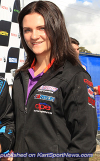 West Australian karter Tayla Dicker