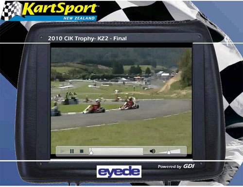 cik trohpy of new zealand kart race video clips