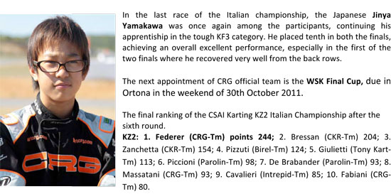 crg italian championships