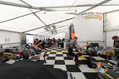 in the pits karting photos
