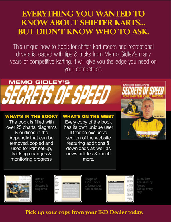 memo gidley secrets of speed shifter karts