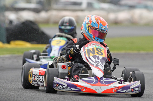 Ryan Wood is one of two young Kiwis competing at the Australian Karting Championship meeting in Geelong over the weekend