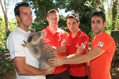 Several of the international competitors experiencing some of the sights of the Gold Coast surrounding the 2014 event