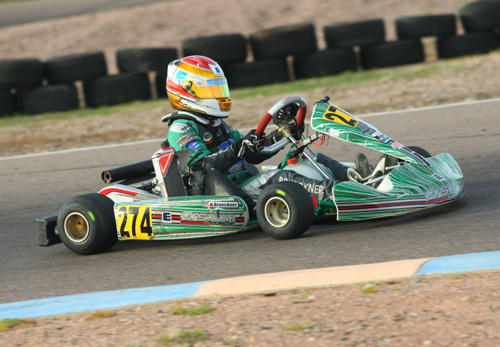 Nick Brueckner swept the Junior Max action Saturday to extend his championship lead