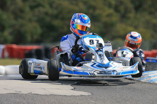 Harrison Hoey delivered some strong results on double duties in KF3 and KA Junior