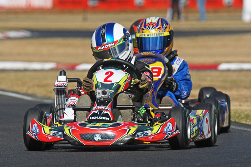 Oscar Targett leads the Micro Max points entering this weekend’s final round which marks the conclusion of the first year of the class racing in Australia