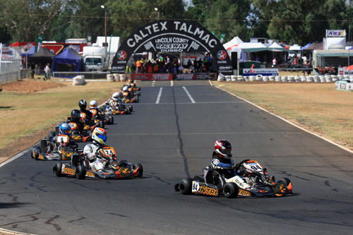 After his podium in Melbourne, Reece Cohen (94) improved further to claim the win in the Junior Max Trophy Class in Dubbo