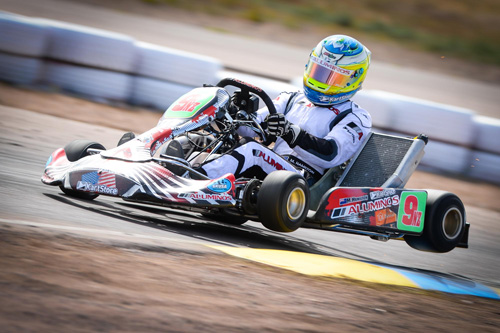 Christchurch driver Matthew Hamilton was quick but unlucky at the first two rounds of this year's Fikse Wheels SuperKarts USA Pro Tour series in Arizona over the weekend 