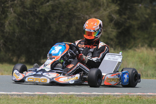 Kyle Ensbey was a standout for Team CRG throughout the Race of Stars 