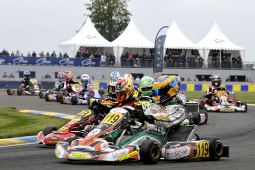 Tony Kart's Thomas Laurent will start the 2nd KZ2 pre-final from pole