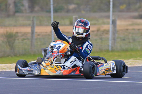 Reece Cohen took a comfortable victory in Junior Max Trophy, adding to his tally of round wins for season 2015