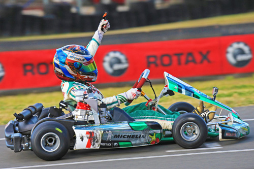 Jaiden Pope secured back to back round wins in Mini Max