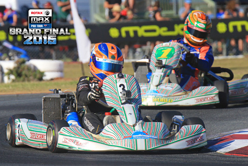 Tomas Gasperak and Zane Morse were amongst the winners in the Junior Max heat races