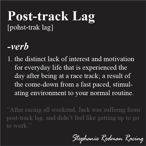 post-track lag definition