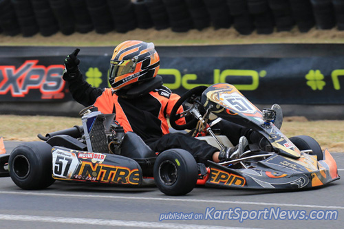 Brodie Whitmore stepped it up in the Final to take his first Rotax Pro Tour win