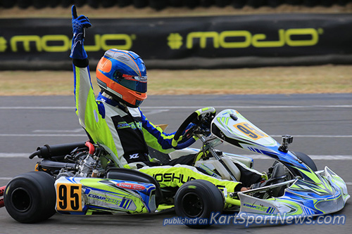 Joshua Car celebrated his first ever Rotax Pro Tour win in style with a complete clean sweep