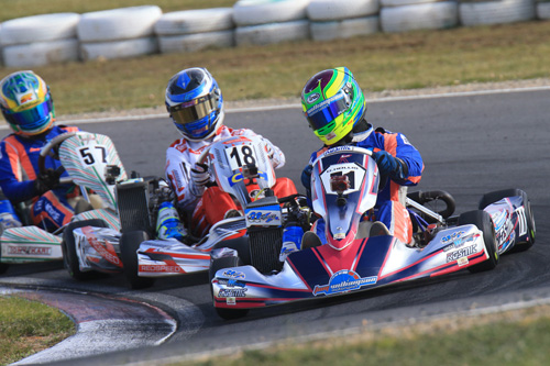 Victoria's Dylan Hollis will start from Pole Position in the Junior Max Pre-Final