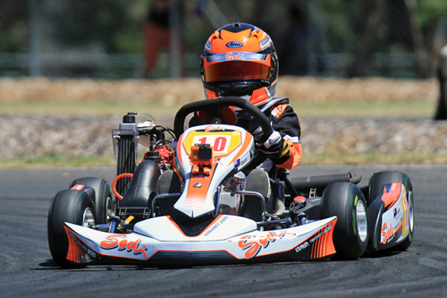 Heading the Kiwi karting contingent at the 2016 (Australian) Rotax Pro Tour round at Ipswich this weekend is Micro Max class points leader Emerson Vincent from Pukekohe