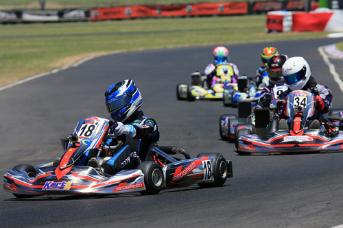 Cody Brewczynski (#18), one of tow Aussies racing in New Zealand this weekend