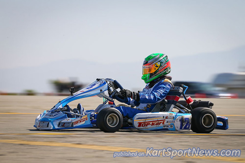 Oliver Calvo became the third different winner in the X30 Junior division