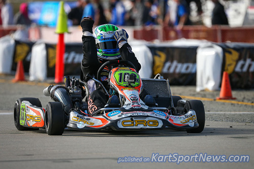 Robert Marks celebrates his first S4 Master victory in four years 