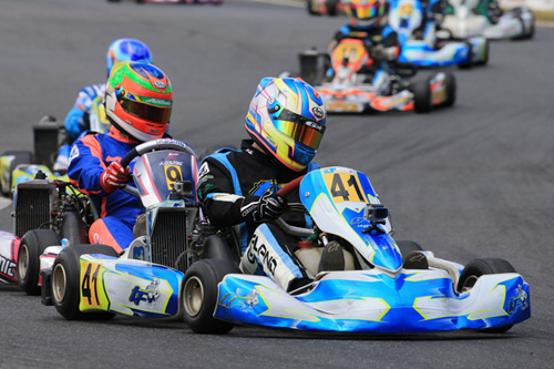 •	Kody Garland was a surprise performer in Rotax Light, qualifying second and taking the win in heat three