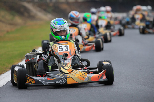 Kiwi Jaden Ransley took the round win in Junior Max Trophy, his first event in the category