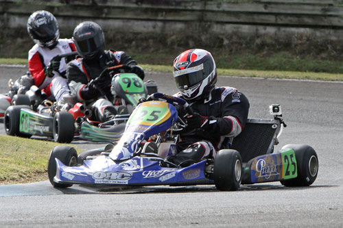 Consistency won series points leader Snow Mooney his second KZ2 Masters victory of the year