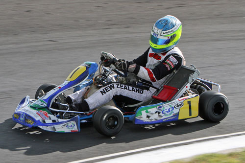 Matthew Hamilton claimed his first Formula S ProKart Series KZ2 class round victory of the year