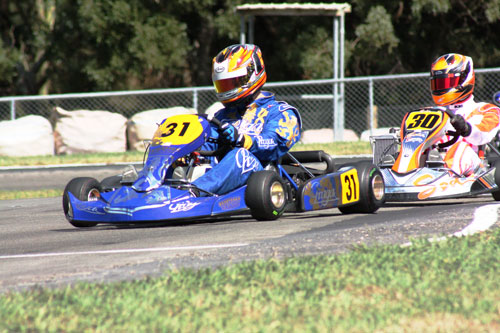 In 125cc Rotax Max Light, the Kinsman brothers, Daniel (#31) and Mathew (#30) are expected to battle with Daniel Connor.
