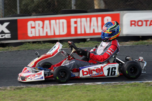 Darwin’s Bryce Fullwood has impressed in his Rotax Pro Tour debut this year