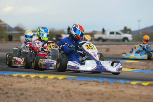 Phillip Arscott earned his second victory of the season in the Senior Max category in Round 3