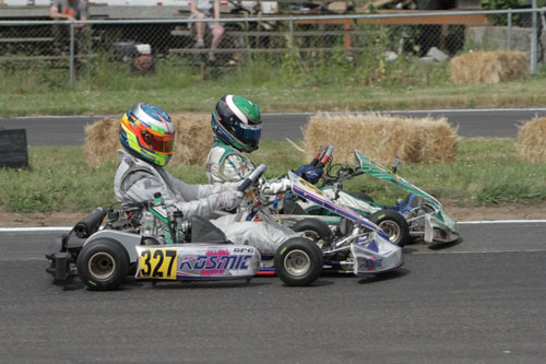 Joey Wimsett swept Saturday and passed the entire Rotax Senior field Sunday for the victory