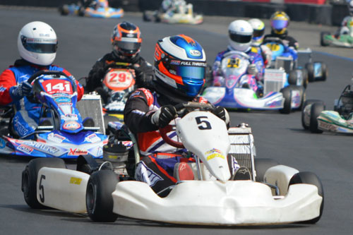 Paul Bonilla bested the 20-kart field in Spec PRD Senior and won the Spec PRD Grand Masters class
